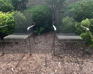 Wrought iron chairs