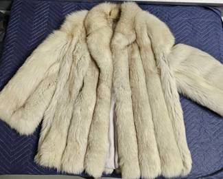 Vintage Harpers Furs Pale FullLength Fur Coat
