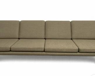 006 MidCentury Modern Sofa 5Cushion Teak Leg Design