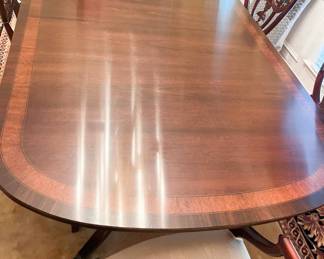 Maitland Smith Dining Room Table with 1 extras leaf