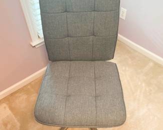 Blue/Grey armless desk chair
