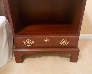 Harden nightstand with open storage and drawer #1 27”h x 26”w x 16”d