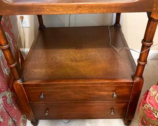 2-drawer Side Table 29”h x 22”w x 22”d