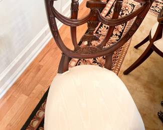 Maitland Smith Dining Room Chairs, Sold with Table as Set
