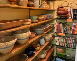 Dozens of mixing bowls