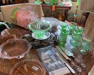 Uranium glass, depression glass