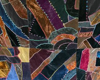 Antique crazy quilt