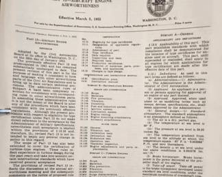 1950's civil air regulation