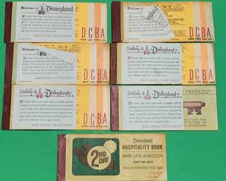 Disneyland ticket books