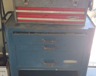 Vintage craftsman tool box