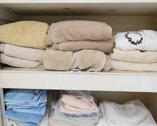 Sheets and towels