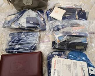 American airlines combs, travel sets,