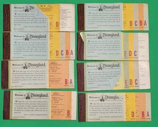 Disneyland ticket books