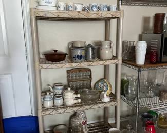 Corning ware, glass and misc