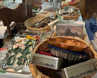Kitchen utensils, silverware etc