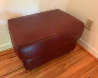 Red Brown Ottoman