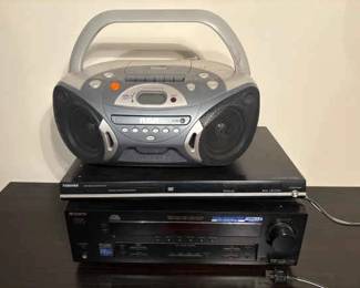 Sony Digital Audio Video Control Center, Toshiba Dvd Player And Rca Boombox