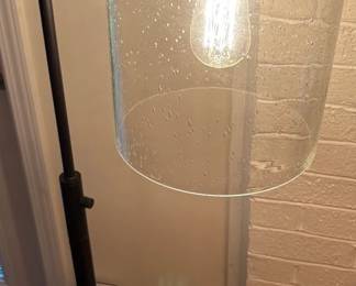 Modern Floor Lamp With Glass Shade