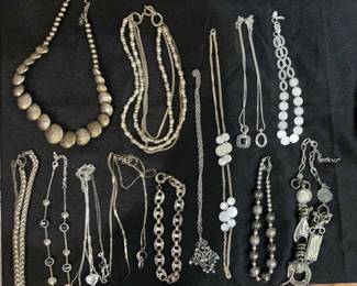 Miscellaneous Silver Colored Necklaces