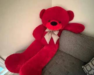 Giant Red Teddy Bear