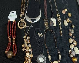 Lot Of Boho Style Necklaces