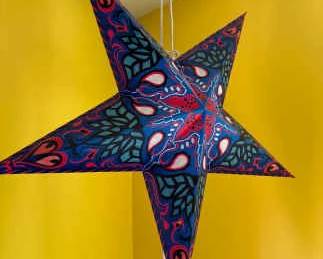 01 24 Hanging Star Paper Lantern