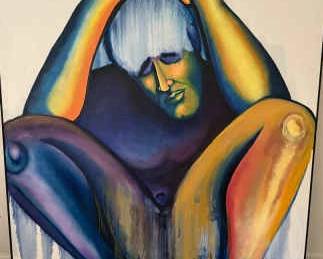 Vibrant Colorful Painting By Mark Piotrowski