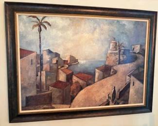 City Coast Framed Print