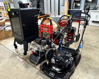 Pit Boss Smokers, Lawn Mowers and Pressure Washers Orlando Estate Auction