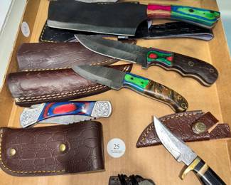 Hand Made Knives/Cutlery Orlando Estate Auction