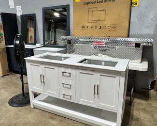 Double Sink Vanity and Craftsman Truck Tool Chest Orlando Estate Auction