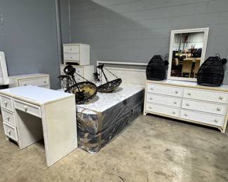 Wicker Bedroom Suite Orlando Estate Auction