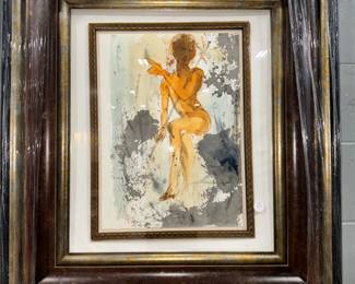 "Biblia Sacra: Ipse Erat Elias" Artwork Orlando Estate Auction