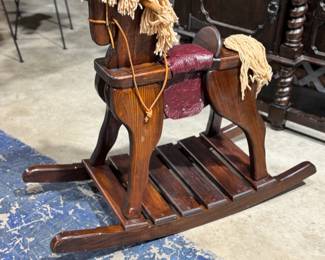 Wooden Rocking Horse Orlando Estate Auction