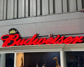 Budweiser Sign Orlando Estate Auction