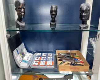 Trading Cards, Cutlery, Wooden Sculptures and Mini Mandolin Orlando Estate Auction