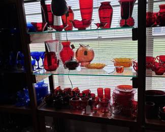 Ruby red glass