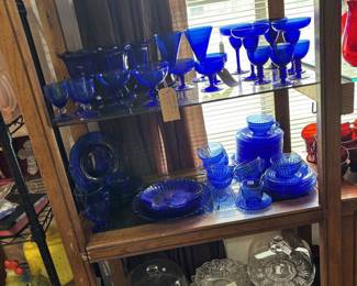 Blue glass