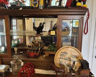 Mickey Mouse phone and western collectibles