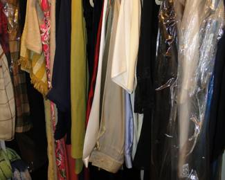 Vintage and newer clothes