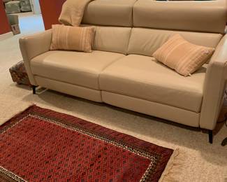 Power Reclining Leather Sofa
