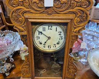 Working Mantle Clock with the original Key.
