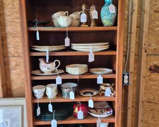 Various marked glassware