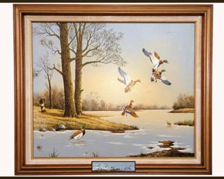 Oil on Canvas Signed R Smith