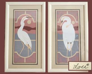 Pair of Beautiful Signed and Numbered Prints Lou