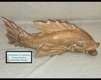 Handmade Wooden Fish