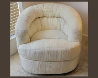 Poofy Comfy Boudoir Chair