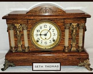 Seth Thomas Adamantine Mantle Clock