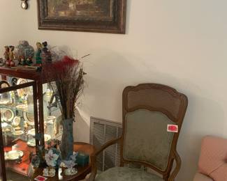Custom made French armchair