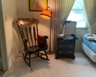 Mid century standing lamp (bridge lamp)